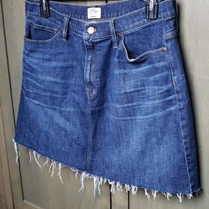 Jcrew denim skirt
